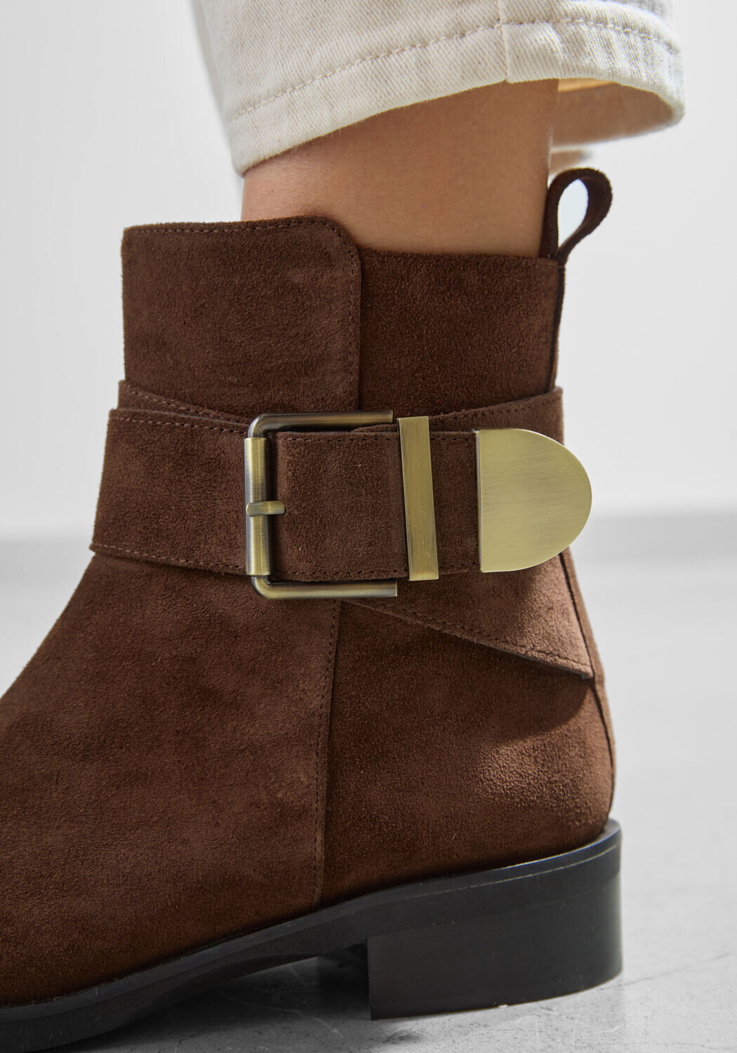 Bruine LINA LOCCHI Enkellaarsjes 2232 - large