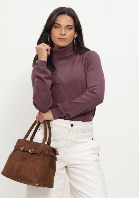Bordeaux SILVIAN HEACH Trui SWEATER TURTLENECK RECIK - large