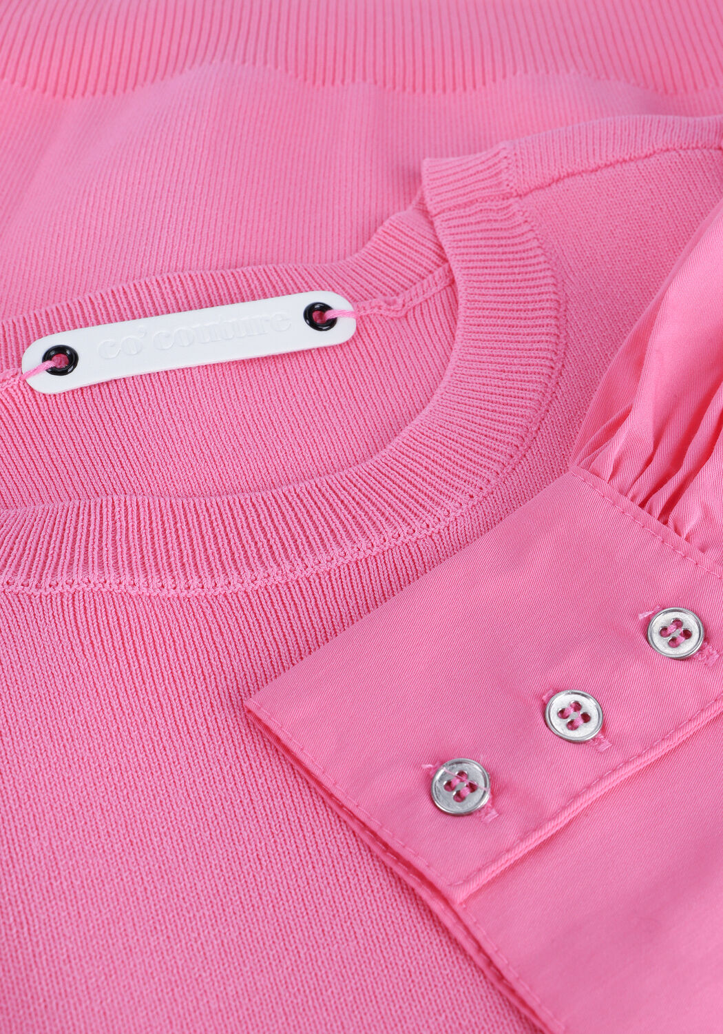 Roze CO'COUTURE Top MERCIA MIX BLOUSE - large