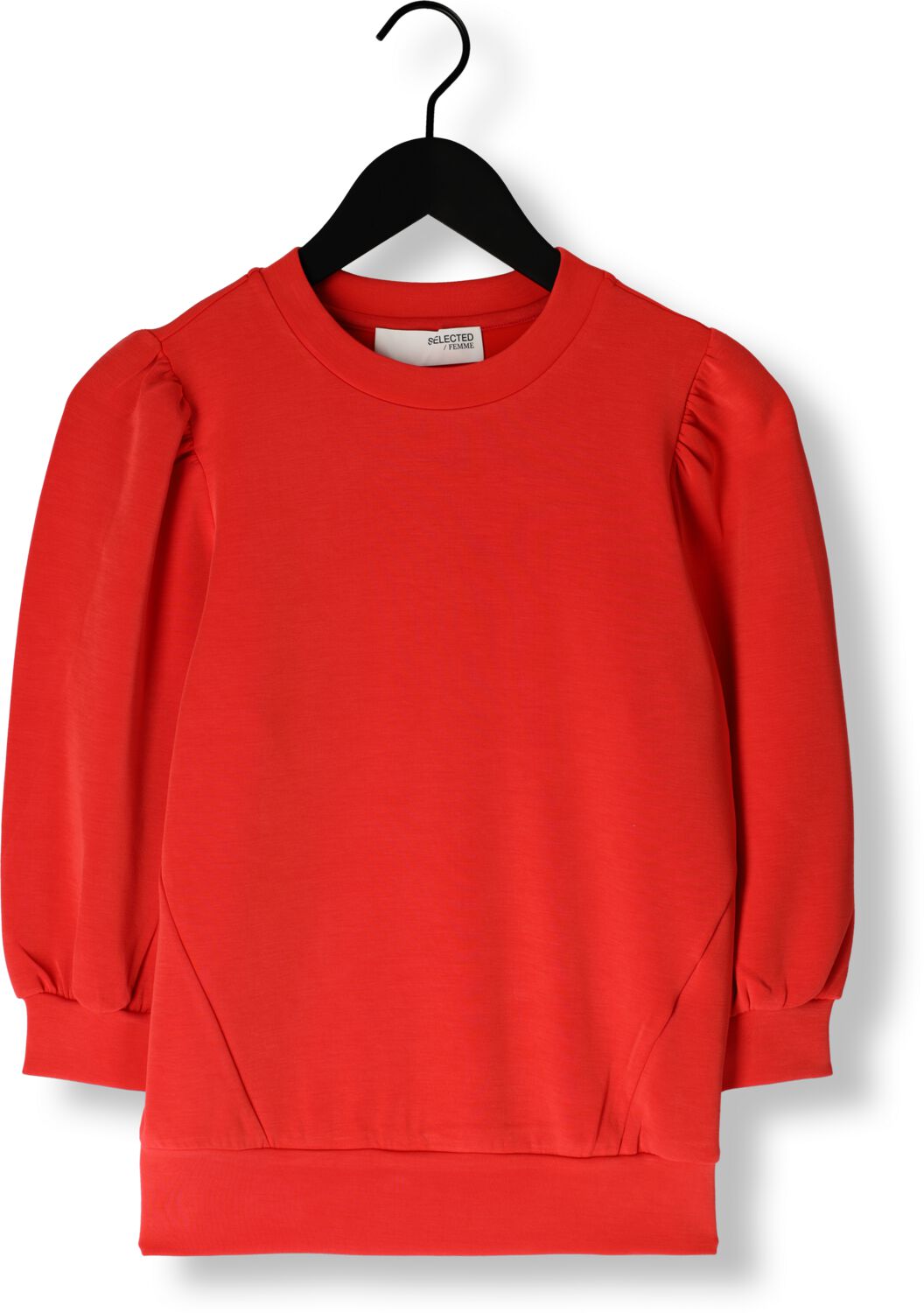 SELECTED FEMME Dames Truien & Vesten Slftenny 3 4 Sweat Top Rood