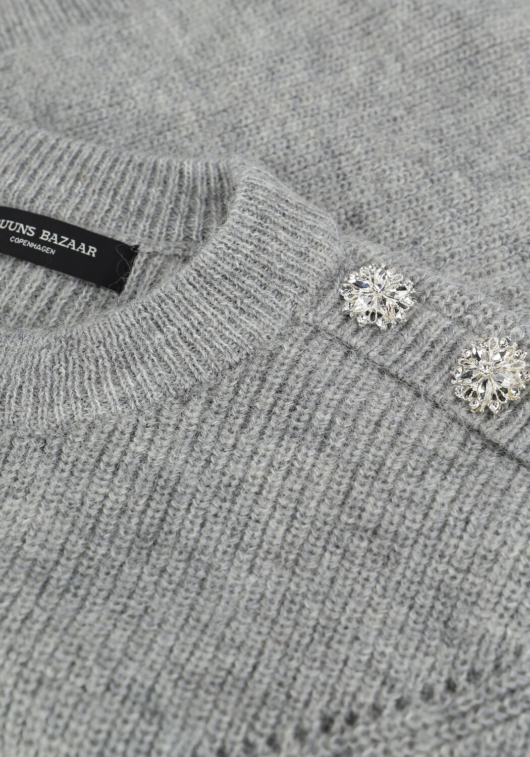 Grijze BRUUNS BAZAAR Spencer PARISA REGIZA KNIT VEST - large