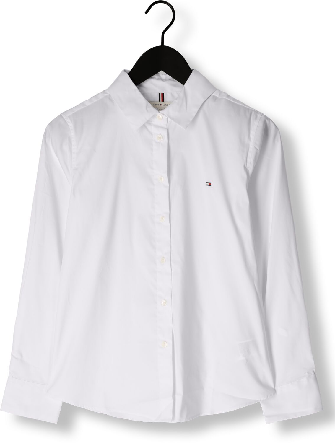 TOMMY HILFIGER Dames Blouses Ess Poplin Regular Shirt Wit
