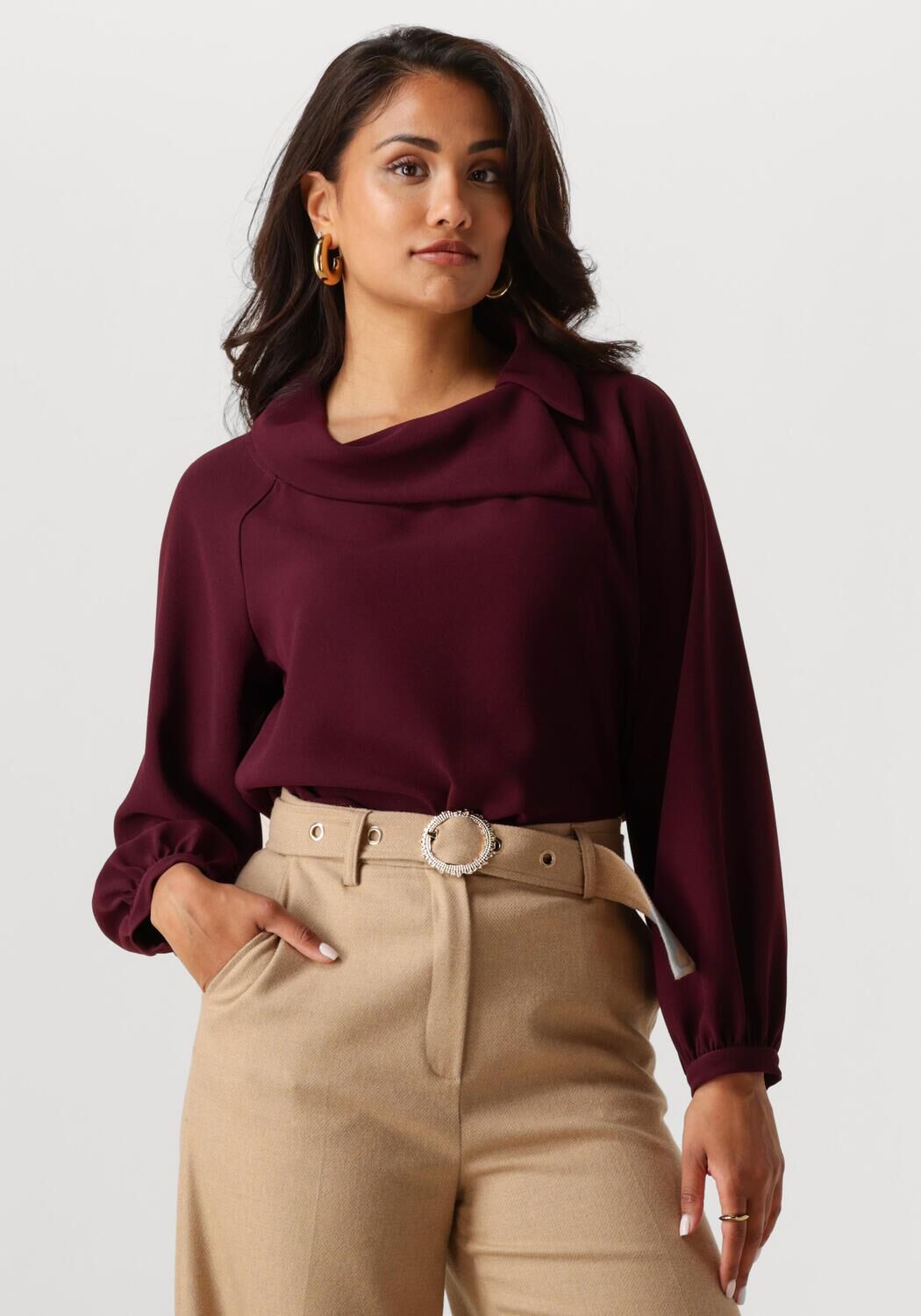 CAROLINE BISS Dames Blouses 4674 Bordeaux