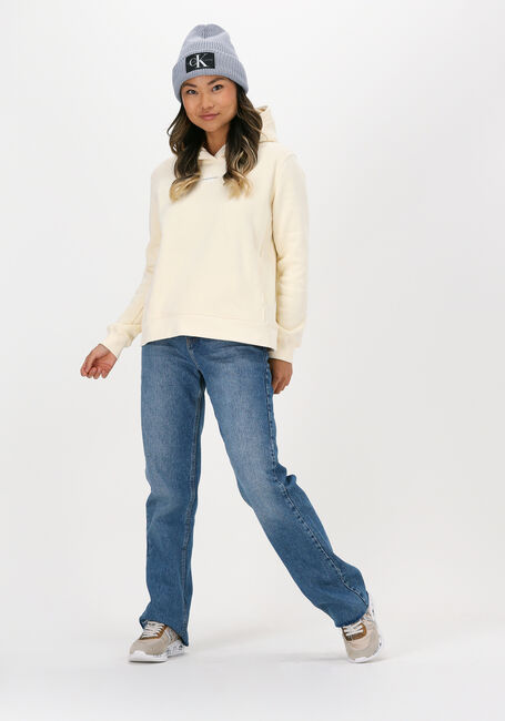 Creme CALVIN KLEIN Sweater MICRO MONOGRAM HOODIE 7 - large