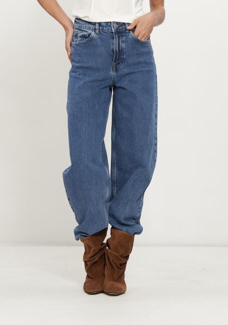 Blauwe SELECTED WOMEN Mom jeans SLWBARREL BEA-KORI HW JEANS - large
