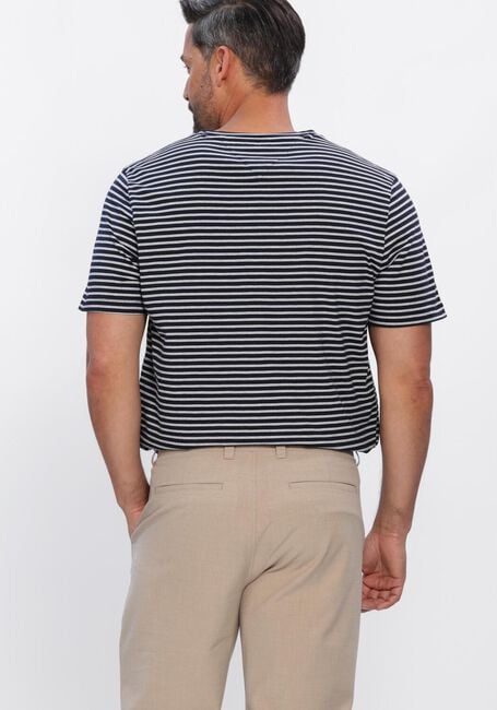 Donkerblauwe TOMMY HILFIGER T-shirt ESS SEASONAL REG FIT STRIPE TEE - large