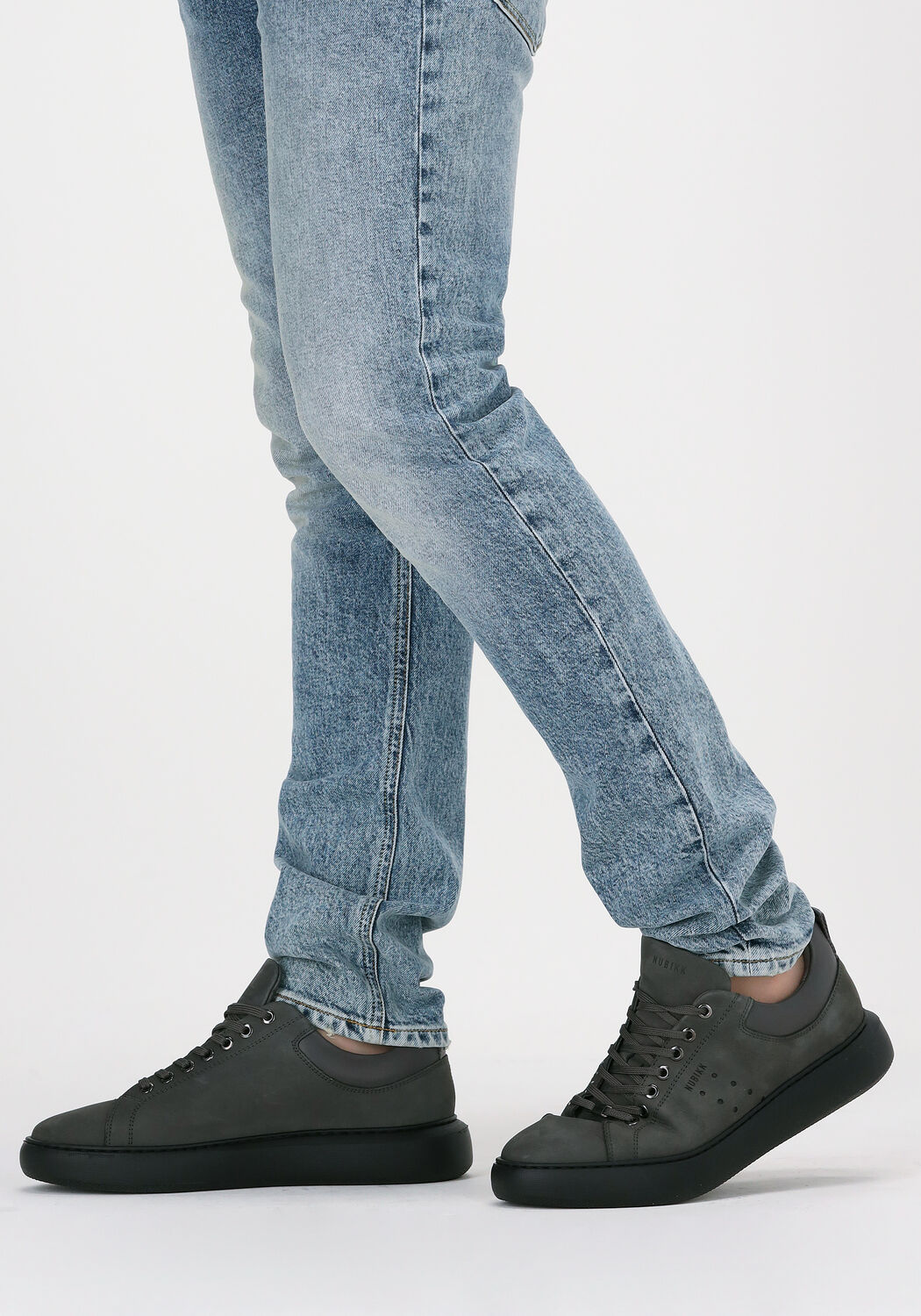 Grijze NUBIKK SCOTT MARLIN Lage sneaker | Omoda