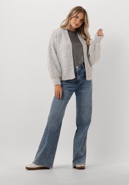 Witte SUMMUM Vest PUFF SLEEVE CARDIGAN COZY MELANGE KNIT Witte SUMMUM Vest PUFF SLEEVE CARDIGAN COZY MELANGE KNIT - large