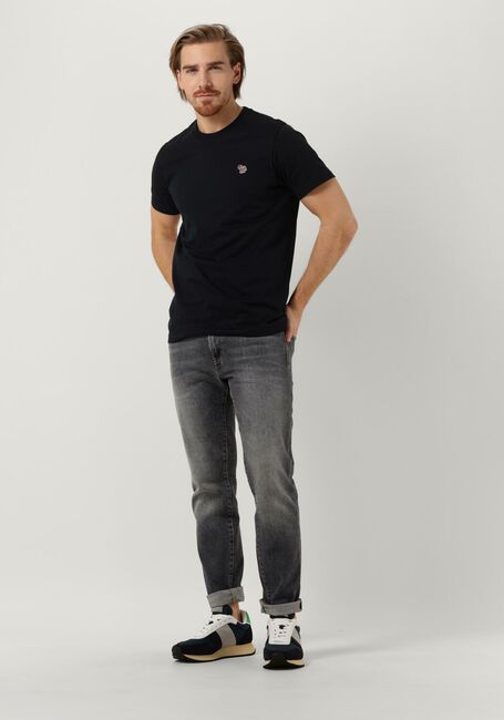 Donkerblauwe PS PAUL SMITH T-shirt MENS SLIM FIT SS TSHIRT ZEBRA - large