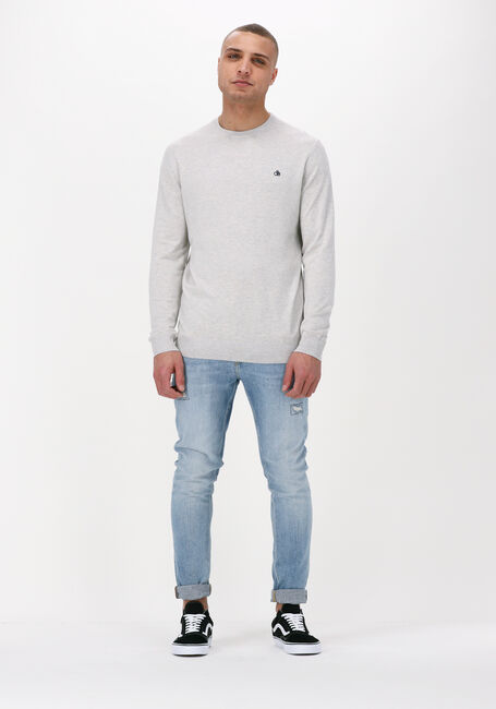 Gebroken wit SCOTCH & SODA Trui CLASSIC CREWNECK PULLOVER - large