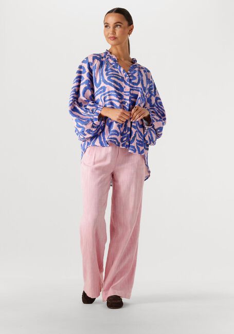 Multi POM AMSTERDAM Blouses BLOUSE WAVES PINK LINEN - large
