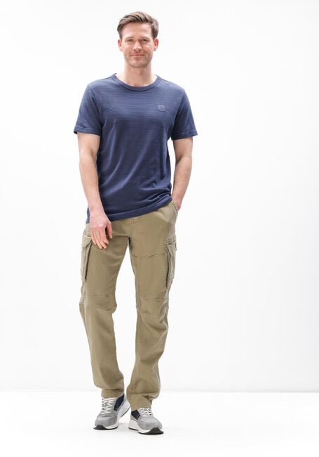 Blauwe PME LEGEND T-shirt JACQUARD STRIPED - large