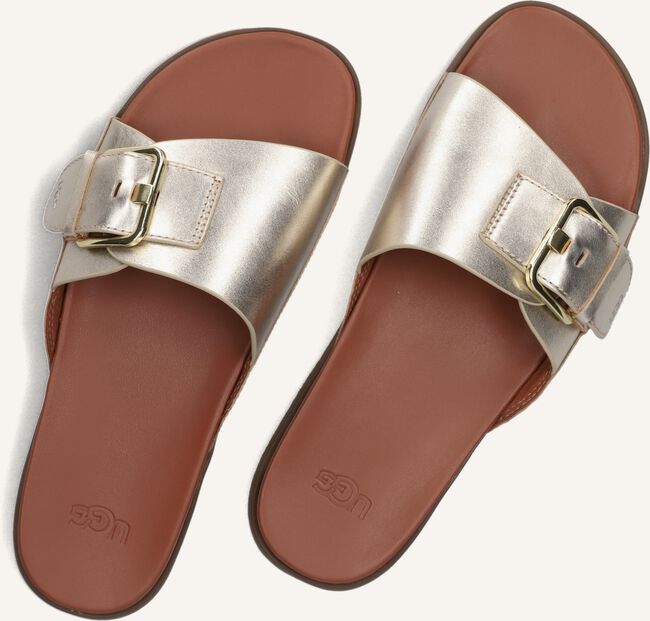 Gouden UGG Slippers W SOLIVAN BUCKLE SLIDE Gouden UGG Slippers W SOLIVAN BUCKLE SLIDE - large