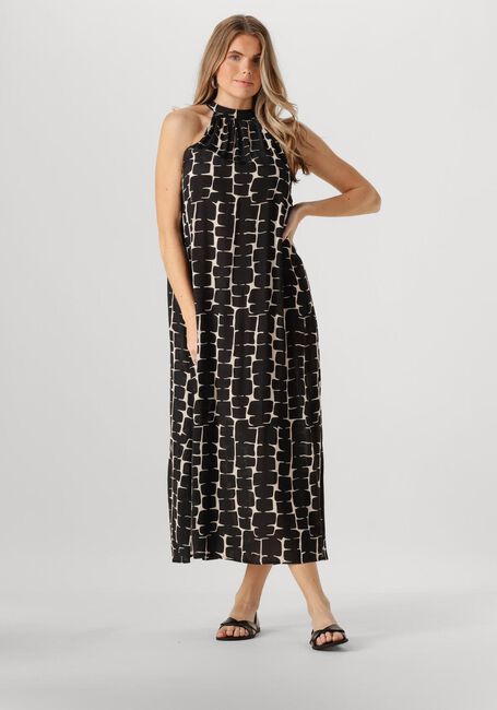 Zwarte NUKUS Maxi jurk ANGELA DRESS NORA - large