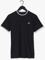 Zwarte FRED PERRY T-shirt TWIN TIPPED T-SHIRT