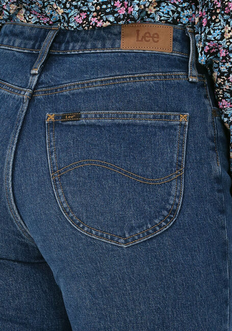 Blauwe LEE Straight leg jeans CAROL (REGULAR STRAIGHT CROPPE - large