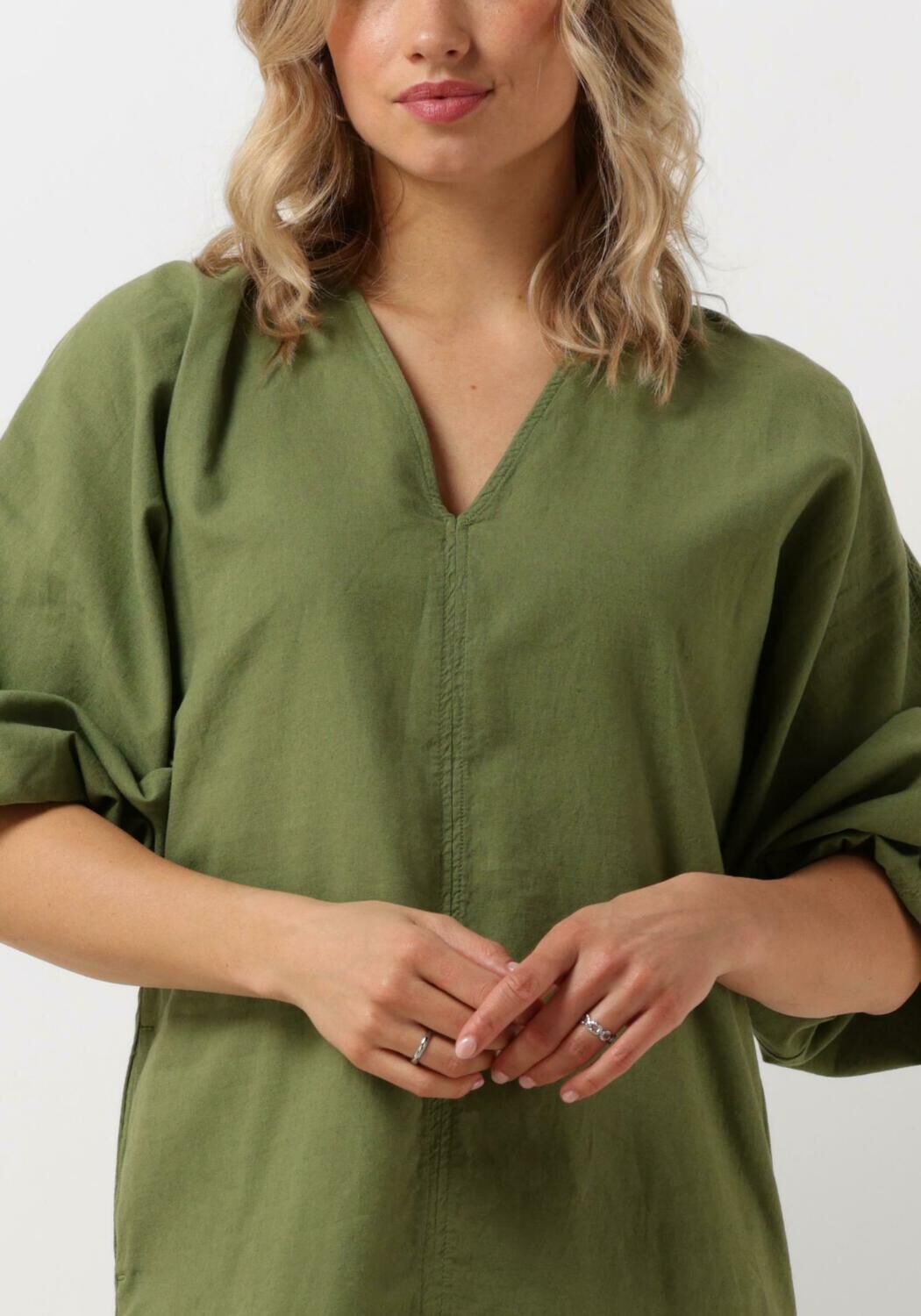 groene penn ink mini jurk dress
