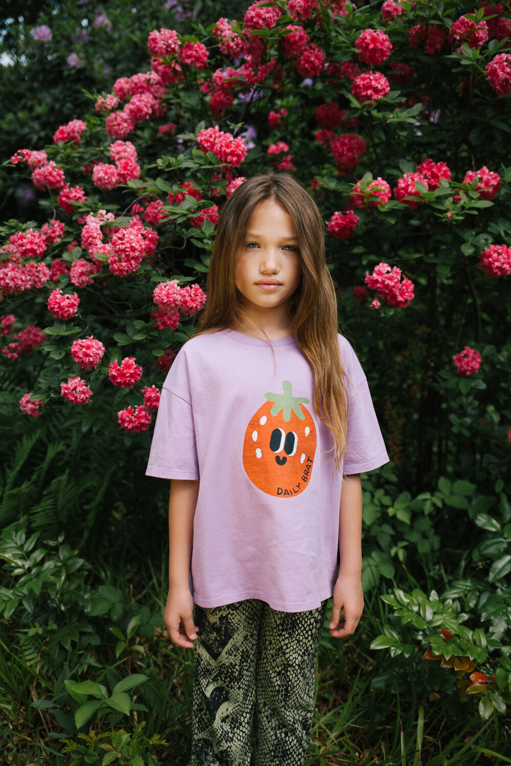 DAILY BRAT Meisjes Tops & T-shirts Berry T-shirt Lila
