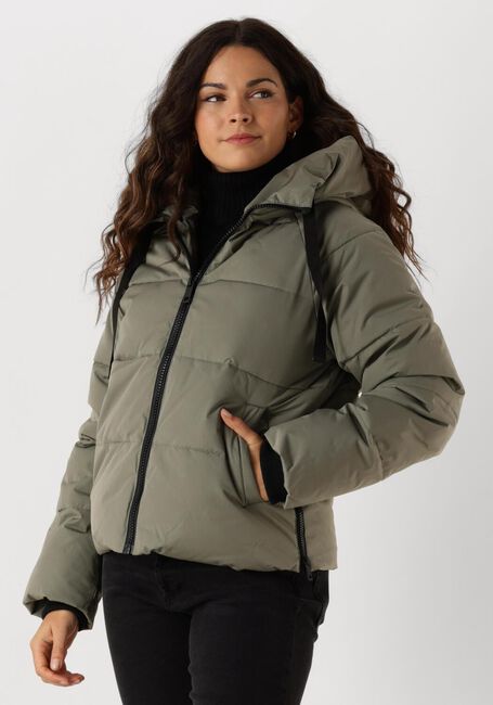 Groene MSCH COPENHAGEN Gewatteerde jas MSCHPAVINARIA SHORT JACKET - large