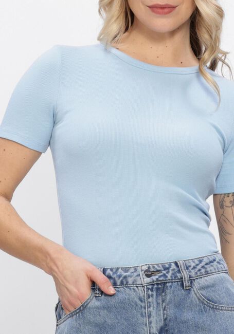 Lichtblauwe MODSTR&Ouml;M Top IGORMD SHORT T-SHIRT - large