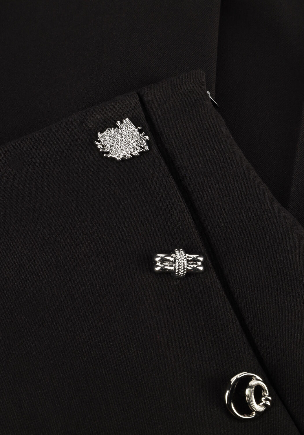 Zwarte CAROLINE BISS Wijde broek 4587 - large