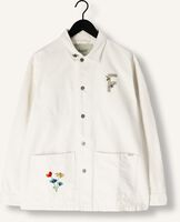 Gebroken wit FORÉT Overshirts ROWAN EMBROIDERY CANVAS OVERSHIRT Gebroken wit FORÉT Overshirts ROWAN EMBROIDERY CANVAS OVERSHIRT - medium