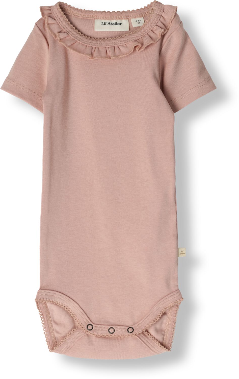 LIL' ATELIER Baby Rompers Nbflalo Tem Ss Slim Body Lil Roze