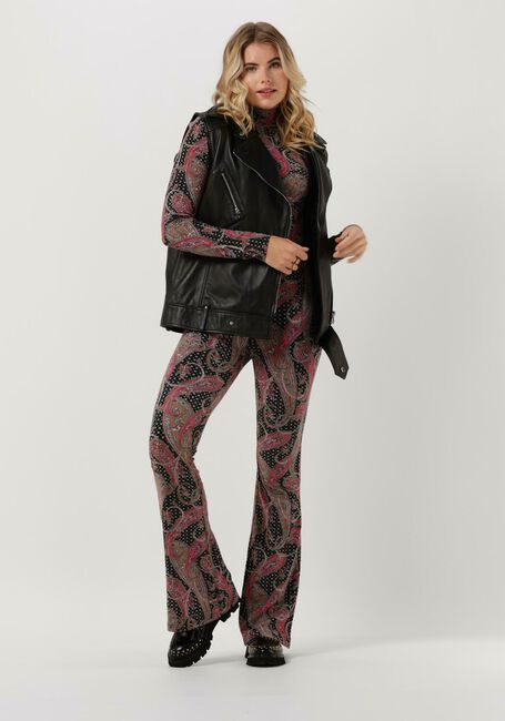 Roze COLOURFUL REBEL Tops & T-shirts NEYO PAISLEY PEACHED TURTLENECK TOP - large