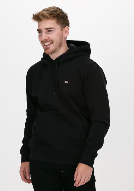 Zwarte TOMMY JEANS Sweater TJM REGULAR FLEECE HOODIE - large