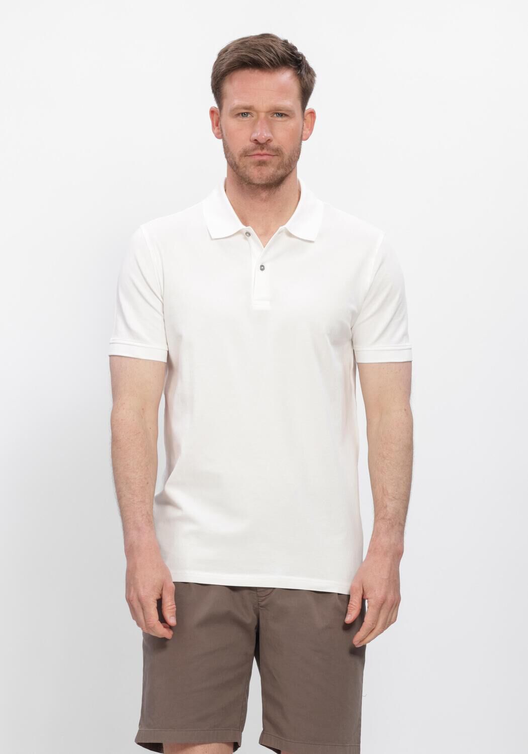 Witte STEFANO LAURAN Polo POLO BJORN - large
