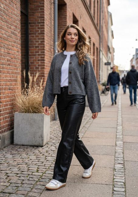 Zwarte EDITED Pantalon CELINA PANTS - large