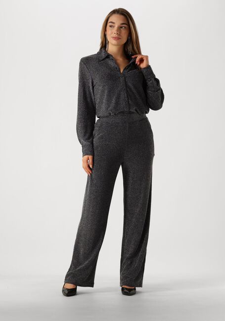 Zilveren Y.A.S. Pantalon YASTIKKA HW GLITTER PANTS - large