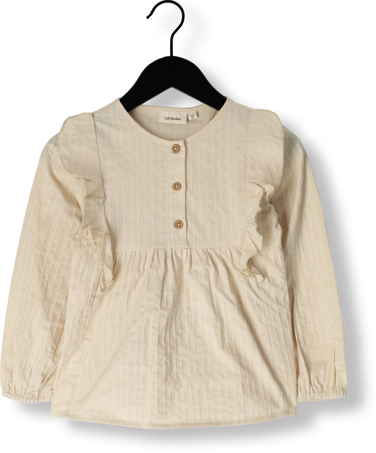 LIL' ATELIER Meisjes Blouses Nmftiba Ls Shirt Beige