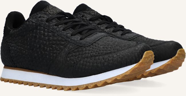 Zwarte WODEN Lage sneakers YDUN CROCO II Zwarte WODEN Lage sneakers YDUN CROCO II - large