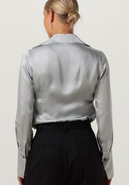 Grijze VANILIA Blouses SATIN SHIRT - large