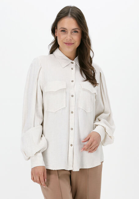 Beige Y.A.S. Blouses YASVIGGI LS SHIRT - large