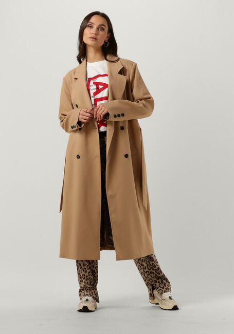 Camel ALIX THE LABEL Trenchcoats LADIES WOVN LONG TRENCH COAT - large