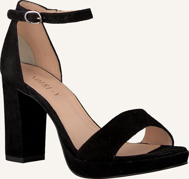 Zwarte NOTRE-V Platte sandalen 27330LX Zwarte NOTRE-V Platte sandalen 27330LX - large