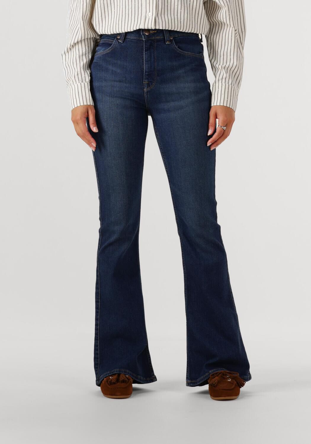 Lee flared jeans dark blue denim