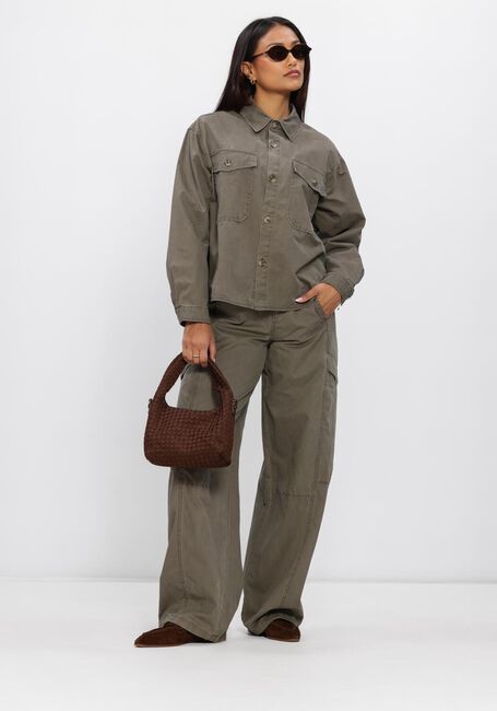 Groene CO'COUTURE Broeken EVELYNCC BARREL LL PANT - large