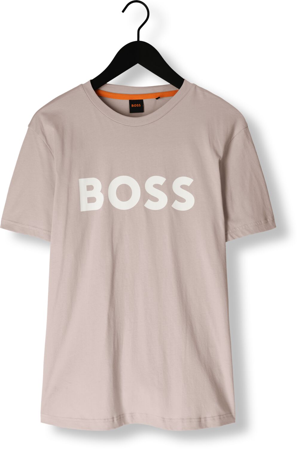 BOSS ORANGE Heren Polo's & T-shirts Thinking 1 Beige