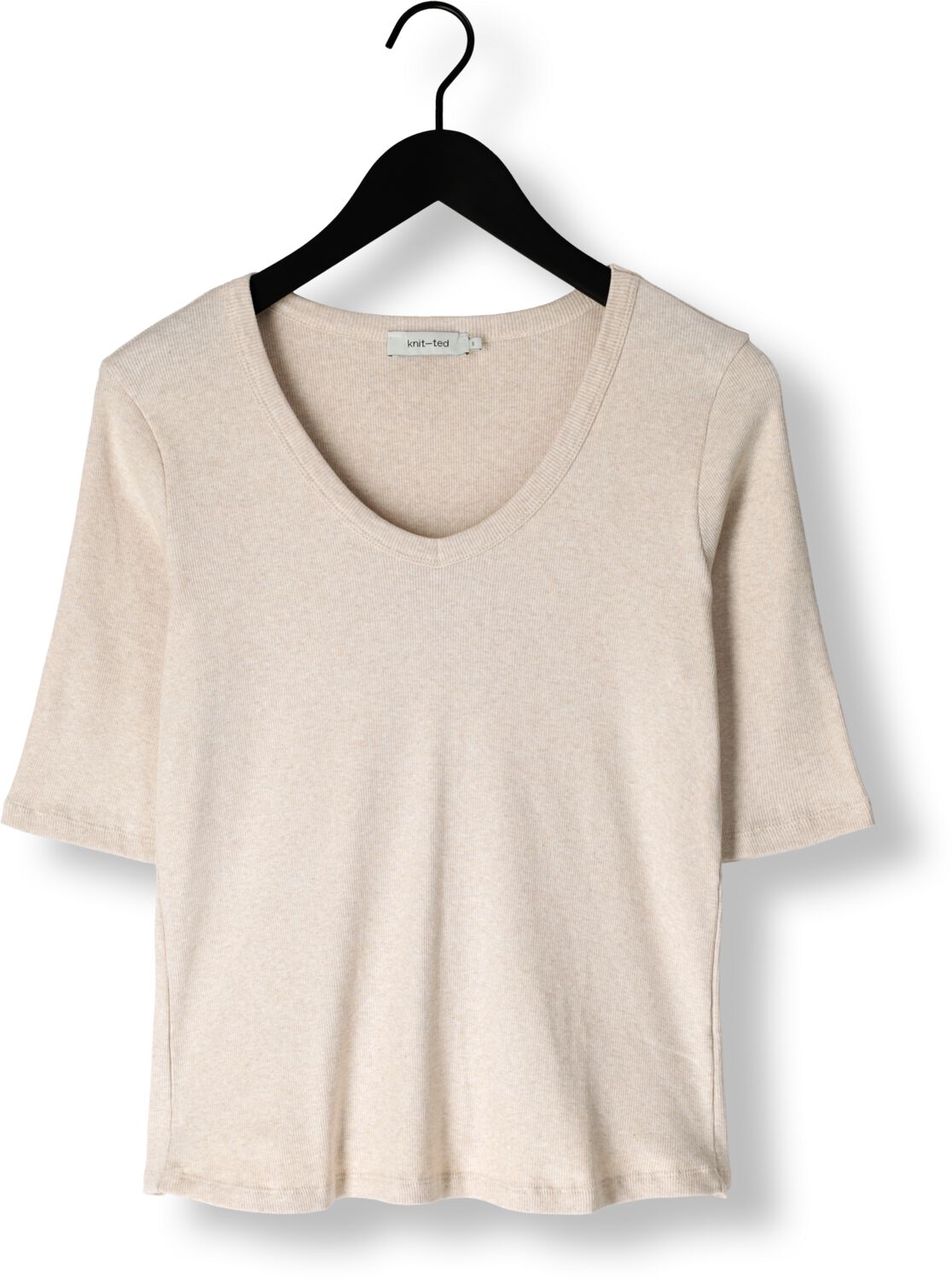KNIT-TED Dames Tops & T-shirts Eden Beige
