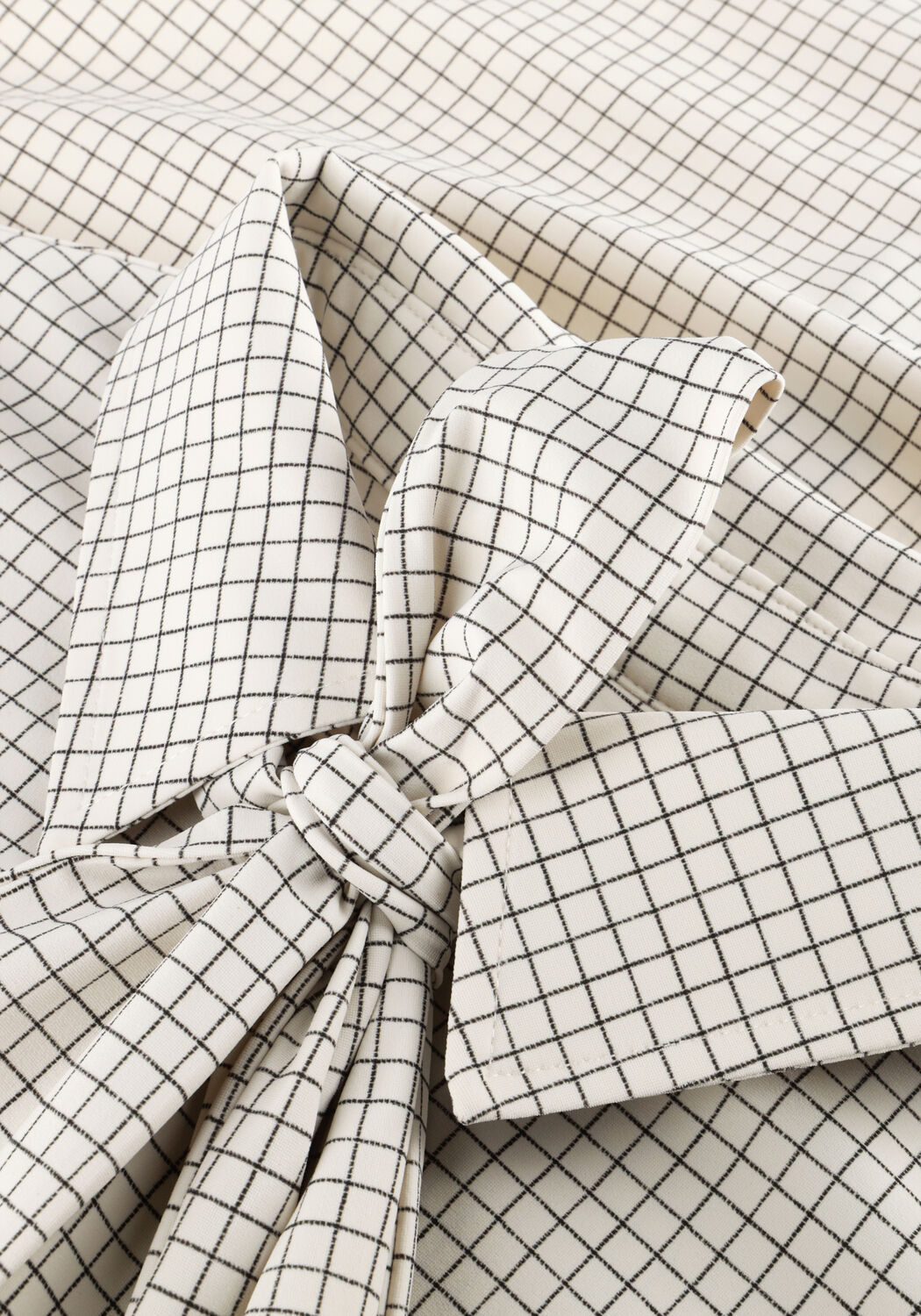 Gebroken wit STUDIO ANNELOES Blouses HOLLIS DOT CHECK BLOUSE - large