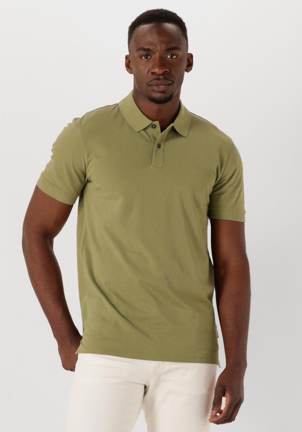BOSS BLACK Heren Polo's & T-shirts Pallas Khaki
