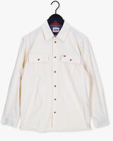 Witte TOMMY JEANS Overshirt TJM ESSENTIAL TWILL OVERSHIRT