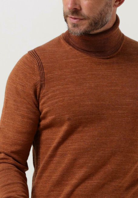 Bruine CAST IRON Coltrui TURTLENECK COTTON HEATHER PLATED - large