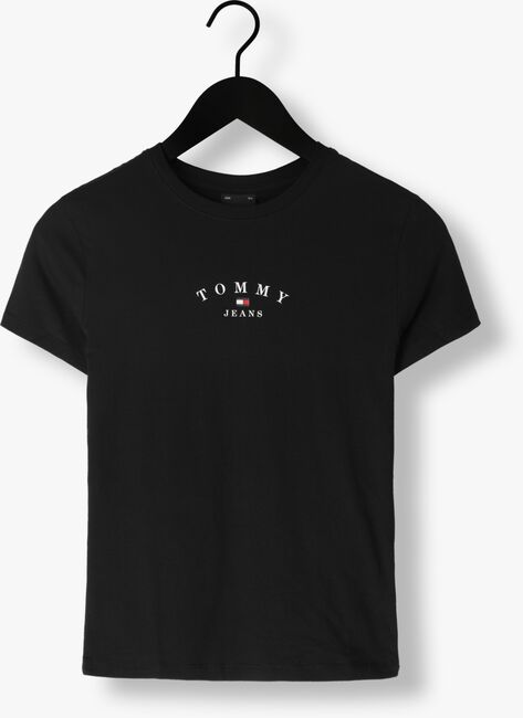 Zwarte TOMMY JEANS T-shirt TJW SLIM ESSENTIAL LOGO - large