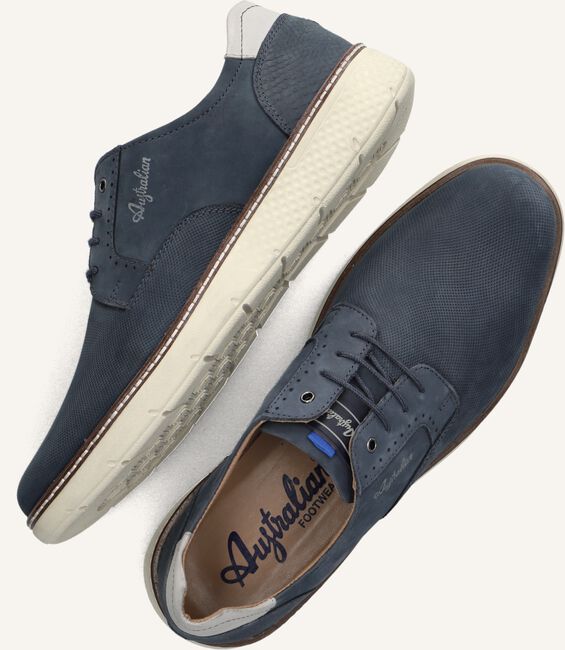 Blauwe AUSTRALIAN Veterschoenen POZZATO Blauwe AUSTRALIAN Veterschoenen POZZATO - large