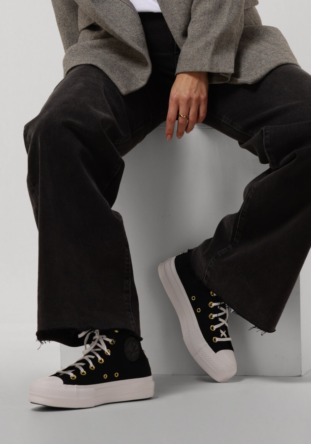 Zwarte CONVERSE Hoge sneakers CHUCK TAYLOR ALL STAR LIFT PLATFORM - large