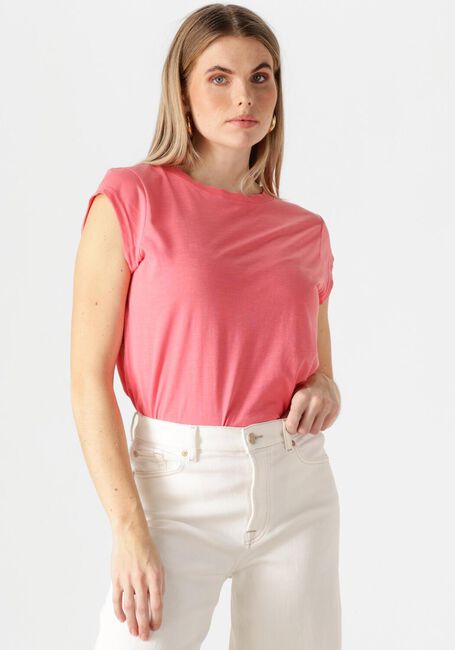 Roze CC HEART T-shirt BASIC V-NECK T-SHIRT - large